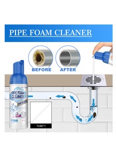 Buy Foam Drain Cleaner, Foaming Sink Drain Cleaner, Drain Cleaner Foam Spray, Hair Drain Clog Remover & Cleaner, Pipe Dredge Deodorant Drain Cleaner, Drain Cleaner for Tubs in Saudi Arabia