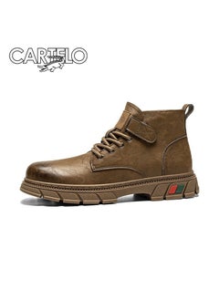 اشتري New CARTELO Fashion High Top Outdoor Work Boots في السعودية