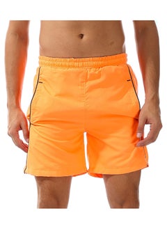 اشتري Elastic Waist Polyester Swim Short _Orange في مصر