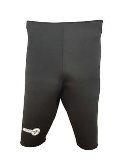 Buy Sports Plus Neoprene Bermuda Shorts Black WLG-025-SP XXL in UAE