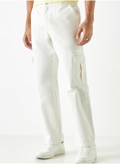 Buy Light Wash Straight Fit Jeans in UAE