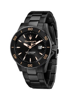 اشتري Competizione Men's Analog Quartz Black Stainless Steel Watch R8853100035 - 43mm في الامارات