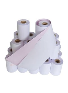 Buy 76 x 76mm, 2ply Premium Paper Till EPOS Kitchen Printer Receipt Rolls - Carbonless - (Box of 20 Rolls) - 2 PLY, Non-Thermal in UAE