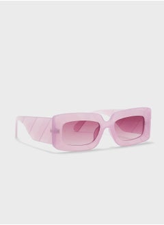 Buy Sporty Rectangular Len Sunglasses in UAE