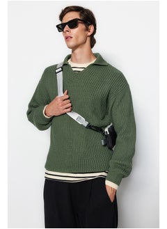 Buy Sweater - Green - Regular fit in Egypt