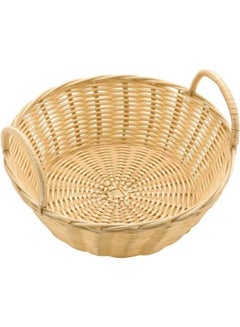 Buy Bread And Fruit Basket Handmade Rattan 20 X 7 in Egypt