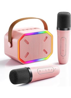 Buy Mini Karaoke Machine For Kids Pink in UAE