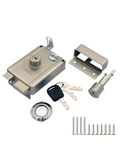 Buy Cylindrical Door Rim Lock - Night Latch - Both Side Key - MSN in Saudi Arabia