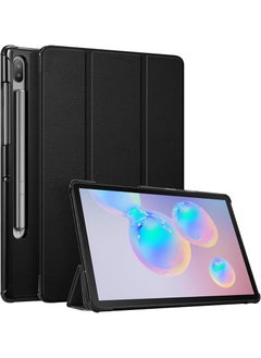 اشتري Protective Flip Case For Samsung Galaxy Tab S6 With Trifold Stand Auto Wake Sleep Shockproof Cover في الامارات