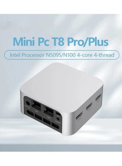 Buy T8 Pro Plus Mini PC Intel 11th Gen Jasper Lake Celeron N5095 Desktop Gaming Computer 8GB 256GB DDR4 WIFI5 BT4.2 in Saudi Arabia