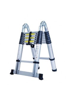 Buy Telescopic Ladder Of Aluminum 4.4 M Removable Multi-Purpose Retractable in UAE