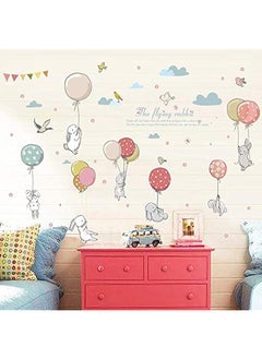 اشتري Balloon Wall Sticker Kids Room Decoration Kindergarten Classroom Art Background Autocollant Mural Home Decor Wall Stickers في السعودية