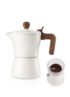 اشتري Espresso Maker 3 Espresso Cup, Cuban Coffee Maker Stove Top Coffee Maker with Dosing Ring Dispenser, Espresso Coffee Maker في الامارات