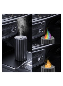 اشتري Car Essential Oil Diffuser, Upgraded Aromatherapy Humidifier with 3 Modes & 7 Colorful Cute Diffuser USB Portable Diffuser USB Powered Aroma Device 100ml Mini Oil Diffuser for Car Office Bedroom في السعودية