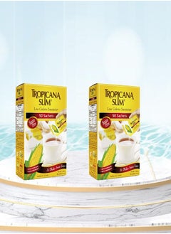 Buy 2-Piece Low Calorie Sweetener 50 Sachets in Saudi Arabia