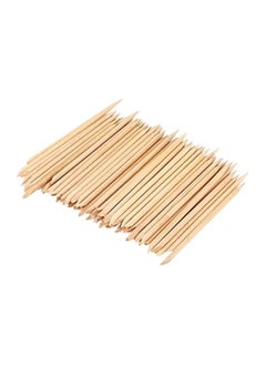 Buy 100 Pcs Wooden Manicure Pusher in UAE