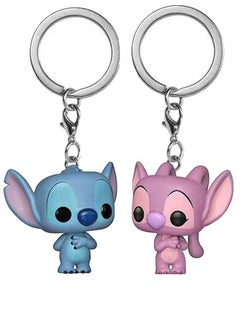 Buy Pocket POP Keychain: Lilo & Stitch 2 Pack Toy Stitch Keychain in Saudi Arabia