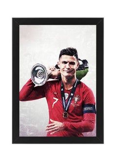 اشتري Cristiano Ronaldo Wall Art Poster Frame في مصر