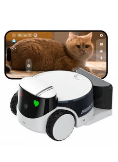 اشتري Enabot® ROLA PetPal Robot Interactive Pet Companion With Camera & Treat Dispenser+ Interactive Toys. [Full Pack Loaded + !2 Months International Warranty] في الامارات