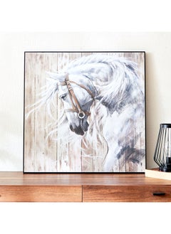 اشتري Fiha Horse Framed Wall Art 60x60x2.5 cm في السعودية