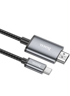 Buy Cable Type-C to HDTV UA27 4K Video cable Type-C to HDTV. Supports 4K 30Hz. Supports different video formats. Aluminum alloy and nylon braid. in Egypt