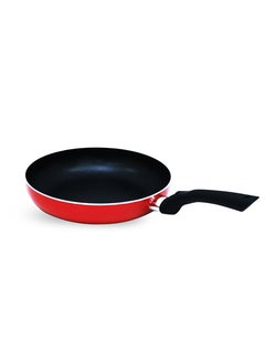 Buy Nonstick Frypan with Induction bottom, 3mm Thick & Various Size-Red Black in Saudi Arabia