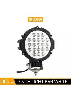 Buy 7-inch 63W LED Work Light for Off-Road Vehicle Black in Saudi Arabia