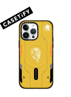 Buy Apple iPhone 15 Pro Max Case,Test type-00 Magnetic Adsorption Phone Case - Yellow in UAE