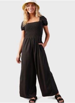 اشتري Puff Sleeve Jumpsuit في السعودية