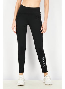 اشتري Women Sportswear Fit Training Leggings, Black في الامارات