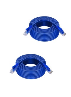 اشتري 2pieces-RJ45 CAT6 Ethernet LAN Network Cable 5m في السعودية