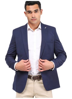 اشتري Regular Fit Blazer With Buttoned Cuffs في مصر