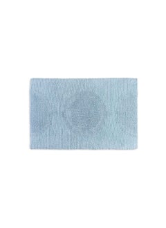 اشتري Tiffany Max Tufted Reversible Bathmat 55x85cm - Spa Blue في الامارات