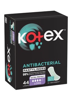 Buy Antibacterial Long 44 Panty Liners Multicolour in UAE