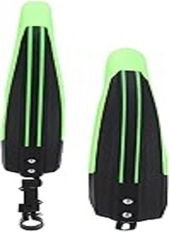 اشتري Generic Adjustable road mountain bike bicycle cycling tire front/rear mud guards fenders set (green, cm010b) في مصر