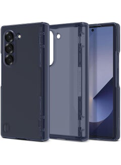 Buy Ultra Hybrid Pro Samsung Galaxy Z Fold 6 Case Cover (2024) with [Hinge Protection] - Frost Navy Blue in UAE