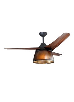 اشتري Prifix Perfect Jumbo Ceiling Fan, Modern Lighting, Remote Control, 56 Inch, 3 Speeds, Brown, CFJ-563 في مصر