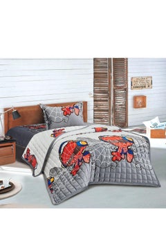 اشتري Compressed bed comforter set consisting of 3 pieces with children's drawings في السعودية