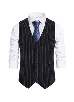 Buy New men's Retro V-Neck Fake Two Piece Vest in UAE