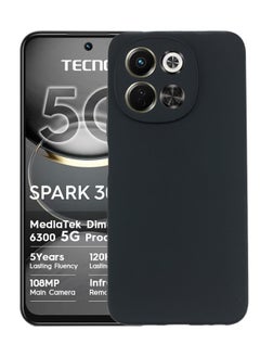 اشتري مناسبة لهاتف Tecno Spark 30 5G حافظة حماية ضد السقوط للهاتف المحمول باللون الأسود في السعودية