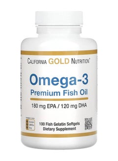 اشتري Omega-3 With Premium Fish Oil - 100 Softgels في السعودية
