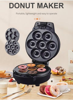 Buy 2-In-1 Non-Stick Multi Snacks Maker With Donut/Biscuit/Cartoon Cake, Detachable Plates 600W KC1103 Black in Saudi Arabia