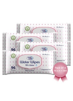 Buy Water Wipes Baby Wipes 96s - Pack of 4 in UAE