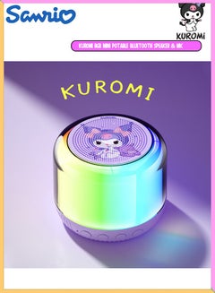 Buy Sanrio Hello kitty Kuromi Mini Portable Indoor Outdoor RGB Wireless Speaker With Bluetooth and Microphone in UAE