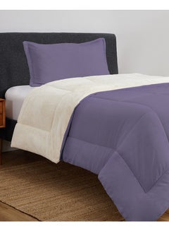 Buy Sosoft 2 Piece Winter Comforter Set Purple Full Size in Saudi Arabia
