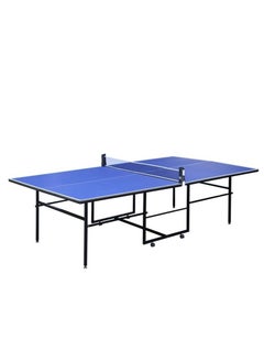 Buy H PRO Professional MDF Indoor Table, Tennis Table with Quick Clamp Ping Pong Net and Post Set, Ping Pong Table with Single Player Playback and Compact Storage in UAE