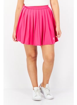 Buy Women Sportswear Fit Pleated Outdoor Skirt, Pink in UAE