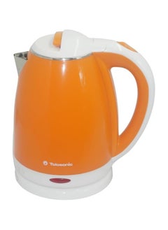 Buy TOLOSONIC Electric Kettle | 1.8L Orange Kettle with 360° Turnable Base, Auto Shut-Off & Boil-Dry Protection (TS-KT1003) (1500-2200W) in UAE