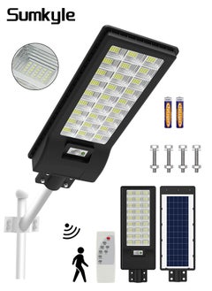 Buy Motion Sensor Outdoor LED Solar Light,700W IP66 Waterproof  Street Light with Remote,Dustproof Rated Solar Wall Light For Street,Parking Lot and Courtyard in Saudi Arabia