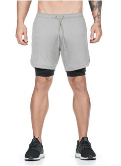 اشتري Men's Beach Shorts Sports Running Shorts Mesh Sports Fitness Shorts في الامارات